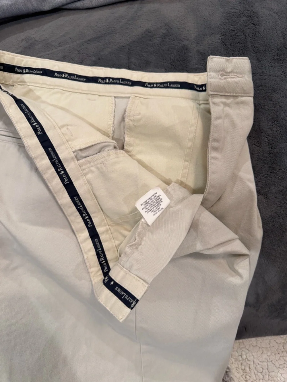Men's Casual Chino Pants in Light Beige